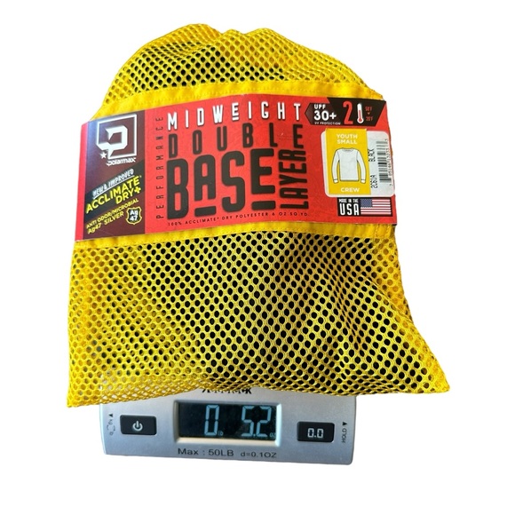 Polarmax Thermal Double Base Layer Top, Youth Size S/6-8, Black - Picture 7 of 8